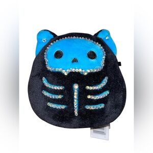 Bedazzled Squishmallow Skeleton